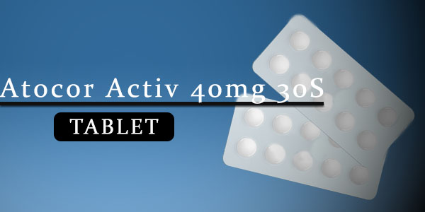 Atocor Activ 40mg 30S Tablet