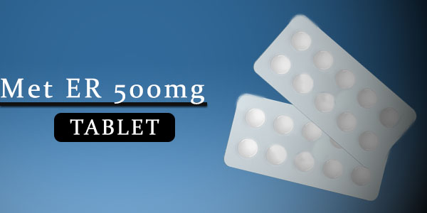 Met ER 500mg Tablet