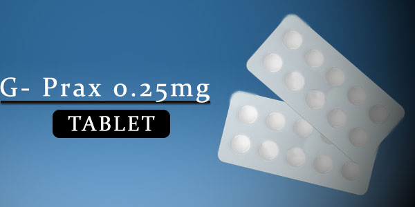 G- Prax 0.25mg Tablet